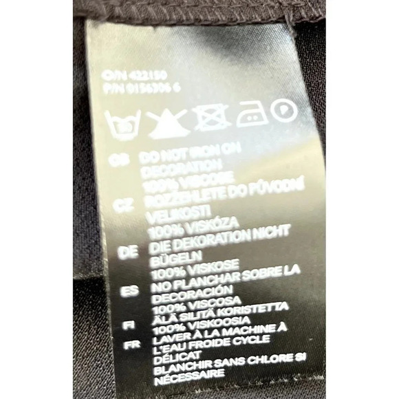 H&M Black Lace Inset Long Sleeve Dess 4 - Picture 5 of 5